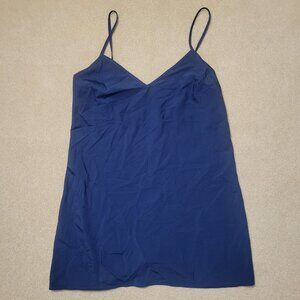 Women's Navy Blue Mini Slip Dress, Size Medium